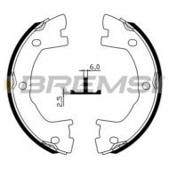 Kit Ganasce Freno Stazionamento Posteriore Iveco Daily Ii Pianale Piatto/telaio Gf0147 2992568 S.f. Brembo Bremsi