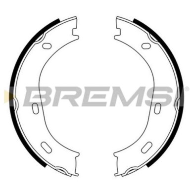 GF0301.JPG Kit Ganasce Freno Stazionamento Posteriore Mercedes-benz Heckflosse (w111 W112) Gf0301 1084200120 S.f. Ate Teves Brem