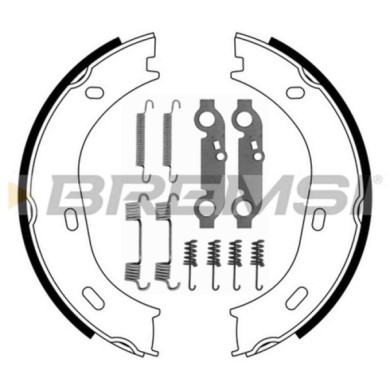 GF0301-1.JPG Kit Ganasce Freno Stazionamento Posteriore Mercedes-benz Heckflosse (w111 W112) Gf0301-1 1234120120 S.f. Ate Teves 