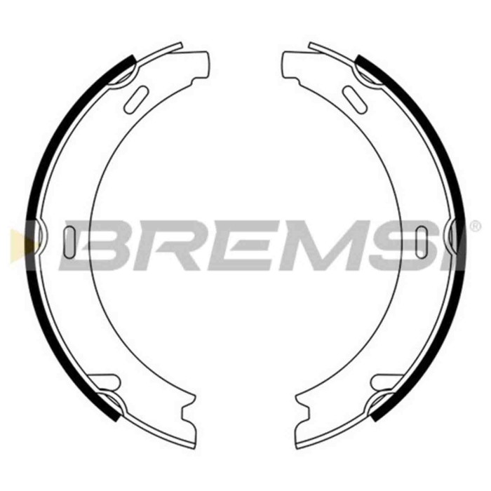 GF0302.JPG Kit Ganasce Freno Stazionamento Posteriore Mercedes-benz 190 (w201) Gf0302 1244200220 S.f. Lucas Girling Bremsi