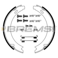 Kit Ganasce Freno Stazionamento Posteriore Mercedes-benz 190 (w201) Gf0302-1 S.f. Ate Teves Bremsi