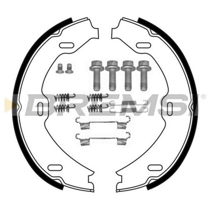 GF0311-1.JPG Kit Ganasce Freno Stazionamento Posteriore Mercedes-benz Classe S Classe S Coupú Gf0311-1 240 420 00 20 S.f. Ate Te