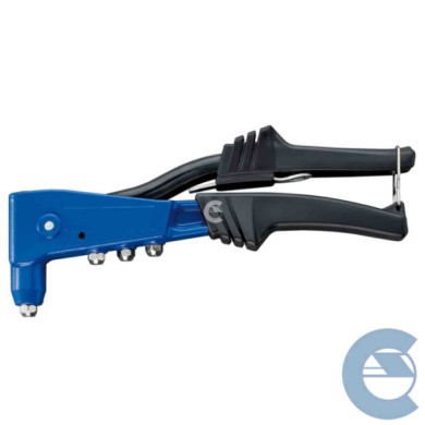 RIVETT-ESOLVER.jpg Fervi 0789 Rivettatrice Manuale Con Manici In Gomma E Chiusura Di Sicurezza