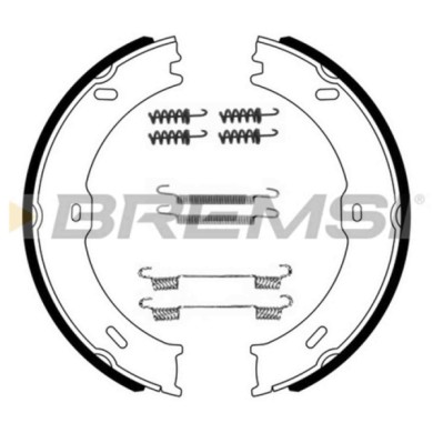 GF0315-1.JPG Kit Ganasce Freno Stazionamento Posteriore Mercedes-benz Sprinter 3,5-t Autobus (b906) Gf0315-1 S.f. Ate Teves Brem