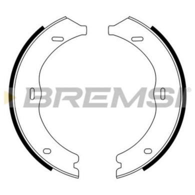 GF0316.JPG Kit Ganasce Freno Stazionamento Posteriore Mercedes-benz Viano (w639) Gf0316 4474200001 S.f. Ate Teves Bremsi