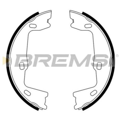 GF0349.JPG Kit Ganasce Freno Stazionamento Posteriore Opel Kadett E 2 Volumi /coda Spiovente (t85) Gf0349 1605686 S.f. Gen. Moto