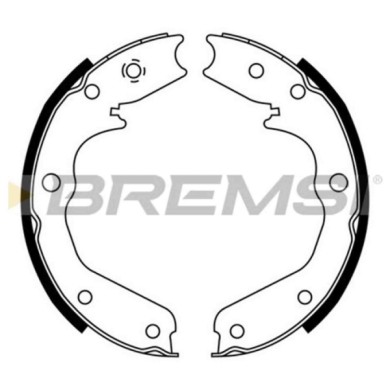GF0356.JPG Kit Ganasce Freno Stazionamento Posteriore Opel Frontera A (u92) Gf0356 1605859 S.f. Akebono Bremsi
