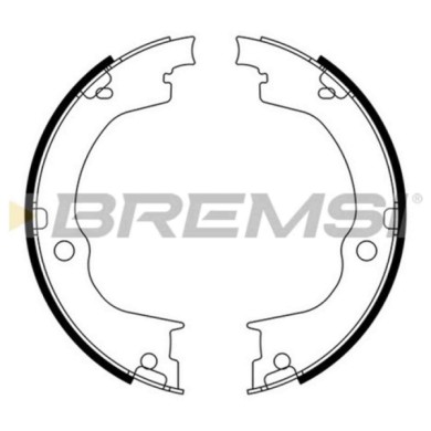 GF0360.JPG Kit Ganasce Freno Stazionamento Posteriore Opel Antara Chevrolet Captiva Gf0360 4804768 S.f. Ate Teves Bremsi