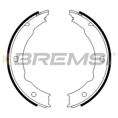 GF0387.JPG Kit Ganasce Freno Stazionamento Posteriore Peugeot 406 406 Break 406 Coupú 607 Lotus Evora Gf0387 4241j2 S.f. Ate Tev