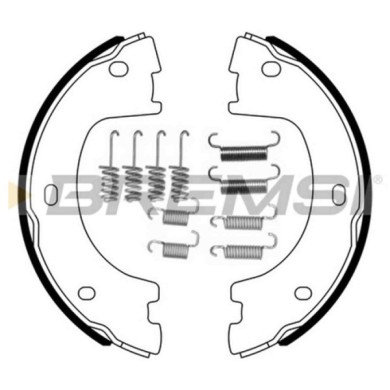 GF0560-1.JPG Kit Ganasce Freno Stazionamento Posteriore Mercedes-benz Sprinter 4,6-t Furgonato (b906) Gf0560-1 906 420 02 20 S.f