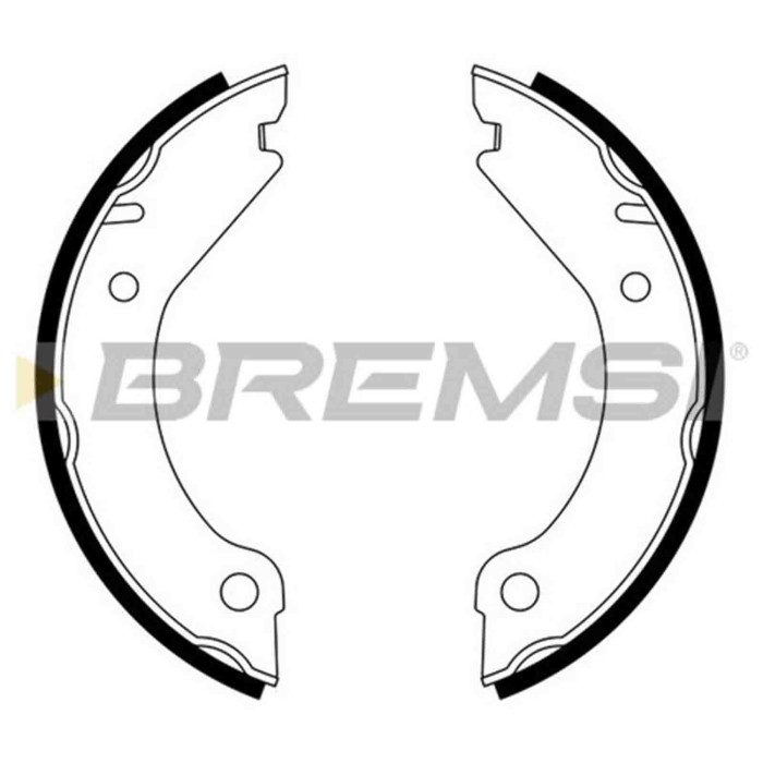 GF0603.JPG Kit Ganasce Freno Stazionamento Posteriore Volvo 240 (p242 P244) Gf0603 12124286 S.f. Ate Teves Bremsi