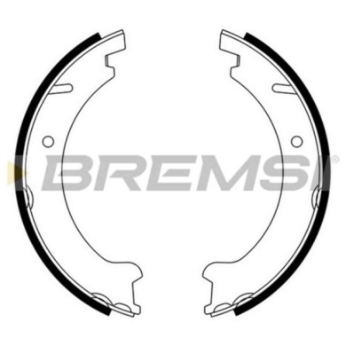 GF0606.JPG Kit Ganasce Freno Stazionamento Posteriore Volvo 850 (854) Gf0606 271998 S.f. Ate Teves Bremsi