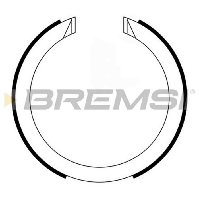 GF0634.JPG Kit Ganasce Freno Stazionamento Posteriore Daewoo Leganza (klav) Gf0634 96298281 S.f. Trw Bremsi