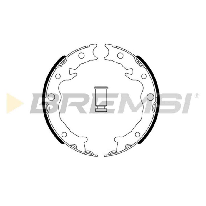 GF0645.JPG Kit Ganasce Freno Stazionamento Posteriore Subaru Impreza 2 Volumi /coda Spiovente (gp) Gf0645 26694-fj001 Bremsi