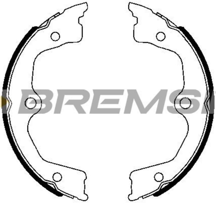 GF0721.JPG Kit Ganasce Freno Stazionamento Posteriore Honda Accord Viii Accord Viii Station Wagon Gf0721 43053-sja-000 S.f. Akeb