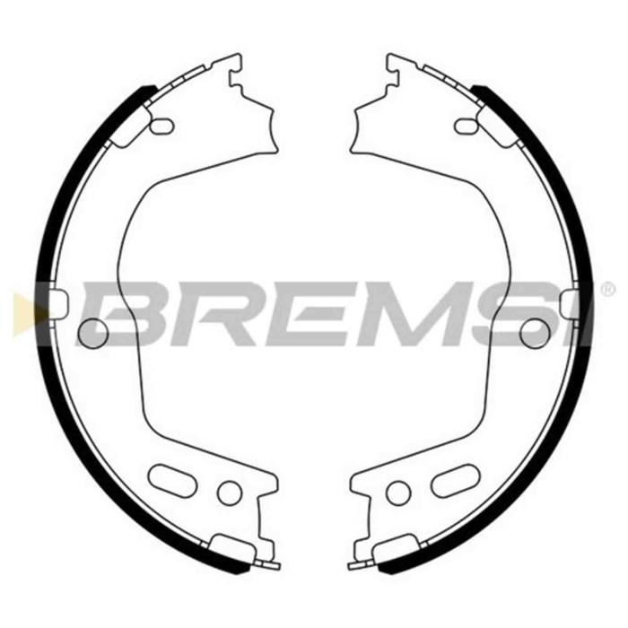 GF0724.JPG Kit Ganasce Freno Stazionamento Posteriore Hyundai Equus / Centennial (vi) Gf0724 58250-b1000 S.f. Mando Bremsi