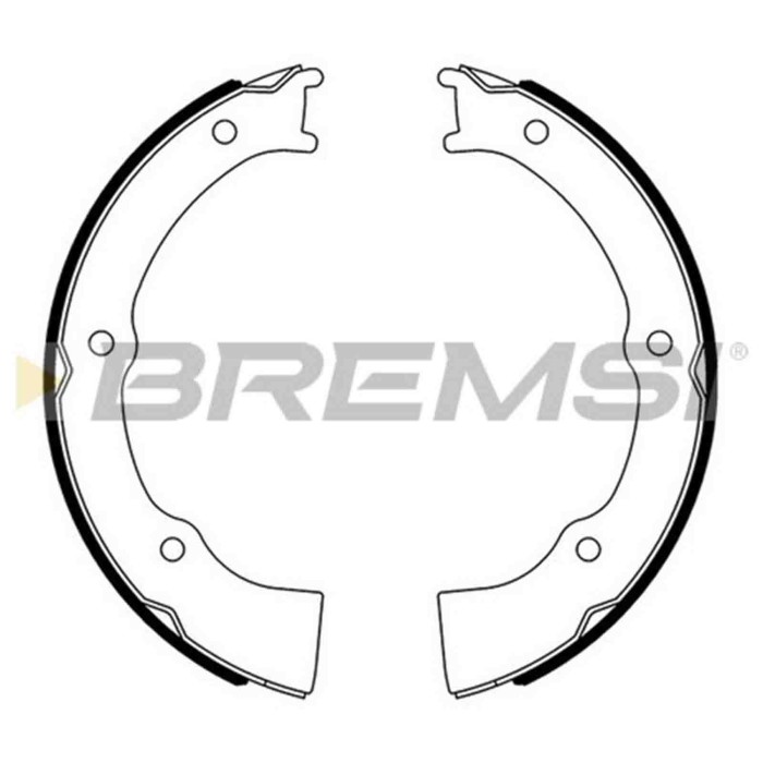 GF0726.JPG Kit Ganasce Freno Stazionamento Posteriore Hyundai Sonata Iii Sonata Ii Gf0726 5820533a00 S.f. Sumitomo Bremsi
