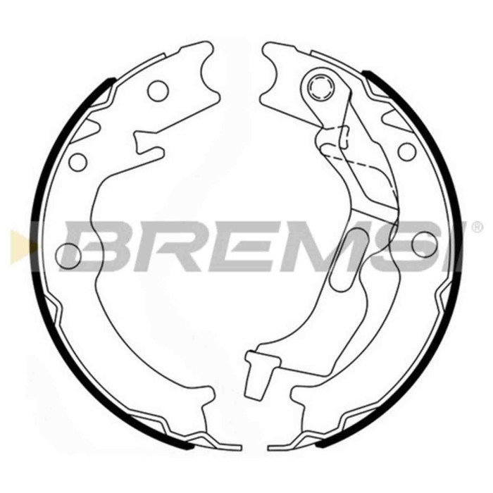 GF0729.JPG Kit Ganasce Freno Stazionamento Posteriore Daewoo Nubira Tre Volumi (j200) Gf0729 S.f. Sumitomo Bremsi