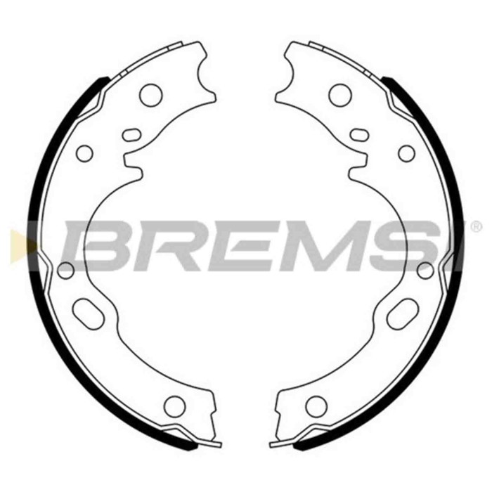 GF0752.JPG Kit Ganasce Freno Stazionamento Posteriore Peugeot 508 Sw I (8e) Gf0752 S.f. Sumitomo Bremsi