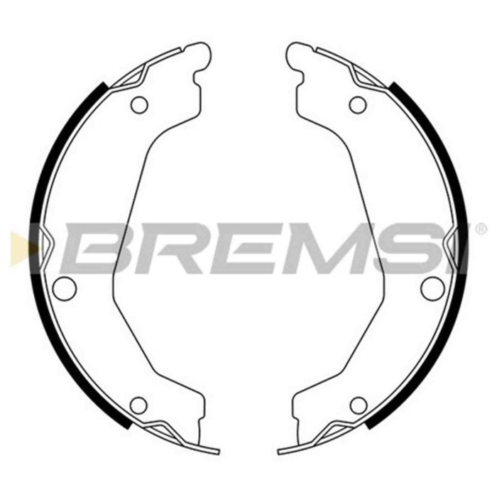 GF0758.JPG Kit Ganasce Freno Stazionamento Posteriore Hyundai Terracan Gf0758 58305-h1a01 S.f. Mando Bremsi