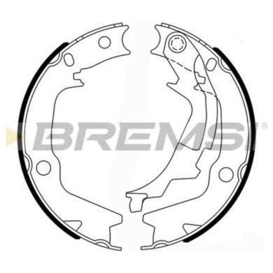 GF0766.JPG Kit Ganasce Freno Stazionamento Posteriore Hyundai I20 I (pb Pbt) Gf0766 58350-38a00 S.f. Sumitomo Bremsi