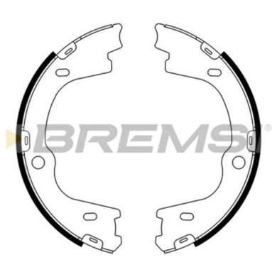 GF0769.JPG Kit Ganasce Freno Stazionamento Posteriore Hyundai Ix55 H-1/starex Autobus H-1 Cargo H-1 Travel Gf0769 58350-4ha00 S.