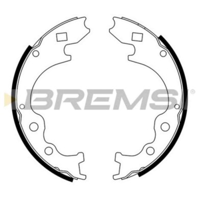 GF0786.JPG Kit Ganasce Freno Stazionamento Posteriore Ford Econovan (kba Kca) Gf0786 3256395 S.f. Sumitomo Bremsi
