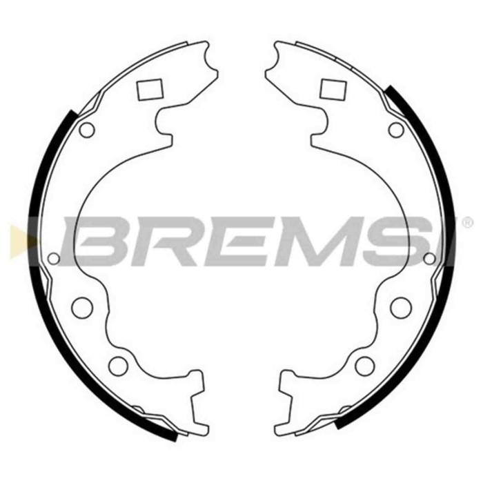 GF0786.JPG Kit Ganasce Freno Stazionamento Posteriore Ford Econovan (kba Kca) Gf0786 3256395 S.f. Sumitomo Bremsi