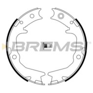 Kit Ganasce Freno Stazionamento Posteriore Mitsubishi Sigma (f2a F1a) Gf0826 Mb668906 S.f. Akebono Bremsi
