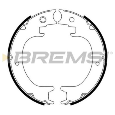 GF0894.JPG Kit Ganasce Freno Stazionamento Posteriore Subaru Tribeca Lexus Rx Gf0894 26694-xa00a S.f. Akebono Bremsi