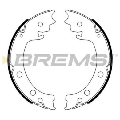 GF0908.JPG Kit Ganasce Freno Stazionamento Posteriore Suzuki Grand Vitara Ii Gf0908 5460077k00 S.f. Akebono Bremsi