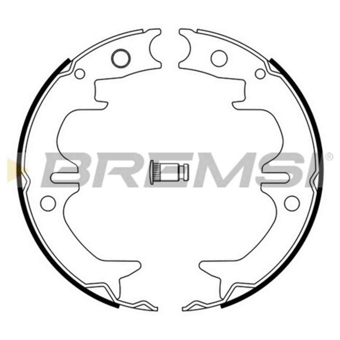GF0962.JPG Kit Ganasce Freno Stazionamento Posteriore Toyota Camry Liftback (v1) Gf0962 46540-07010 S.f. Akebono Bremsi
