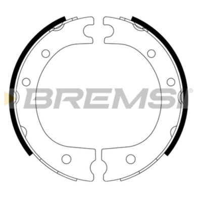 GF0963.JPG Kit Ganasce Freno Stazionamento Posteriore Toyota Land Cruiser (j7) Gf0963 46530-60010 S.f. Sumitomo Bremsi
