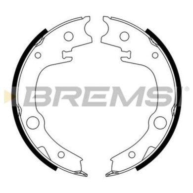 GF0966.JPG Kit Ganasce Freno Stazionamento Posteriore Toyota Yaris (p1) Gf0966 449505040 S.f. Trw Bremsi
