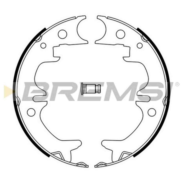 GF0968.JPG Kit Ganasce Freno Stazionamento Posteriore Toyota Celica Coupú (t20) Gf0968 4654020030 S.f. Akebono Bremsi