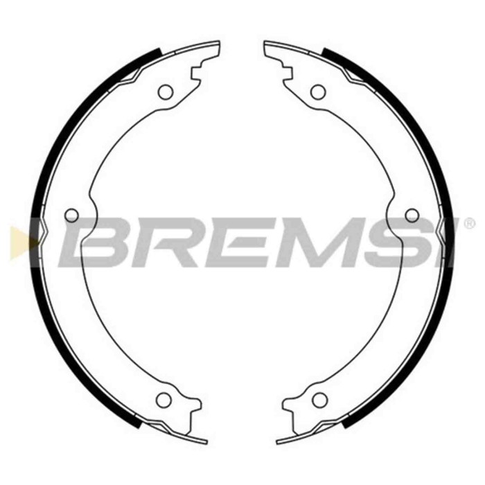 GF0973.JPG Kit Ganasce Freno Stazionamento Posteriore Toyota Land Cruiser 200 Tundra Pick-up Gf0973 46530-0c010 S.f. Sumitomo Br
