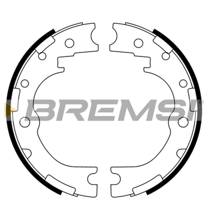 GF0986.JPG Kit Ganasce Freno Stazionamento Posteriore Toyota Dyna Pianale Piatto/telaio (u Y) Gf0986 46530-36010-000 S.f. Akebon