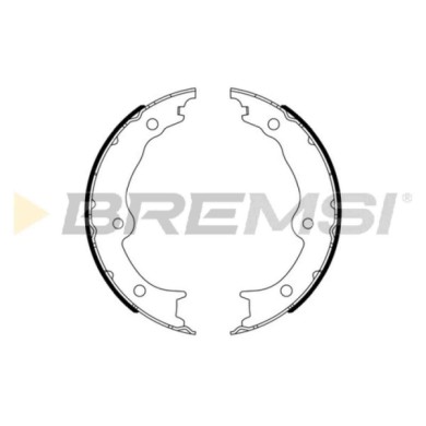 GF0993.JPG Kit Ganasce Freno Stazionamento Posteriore Lexus Gs Is Iii Rc Gf0993 46530-30040 Bremsi