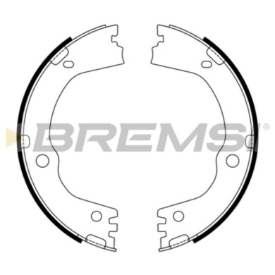 GF1107.JPG Kit Ganasce Freno Stazionamento Posteriore Hyundai Tucson Santa Fú Ii Kia Sorento I Sorento Ii Sportage Gf1107 58305-