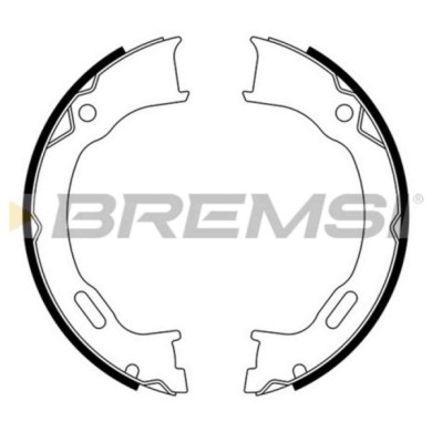 GF4745.JPG Kit Ganasce Freno Stazionamento Posteriore Jeep Wrangler Ii Cherokee Gf4745 4762114 S.f. Kelsey-haynes Bremsi