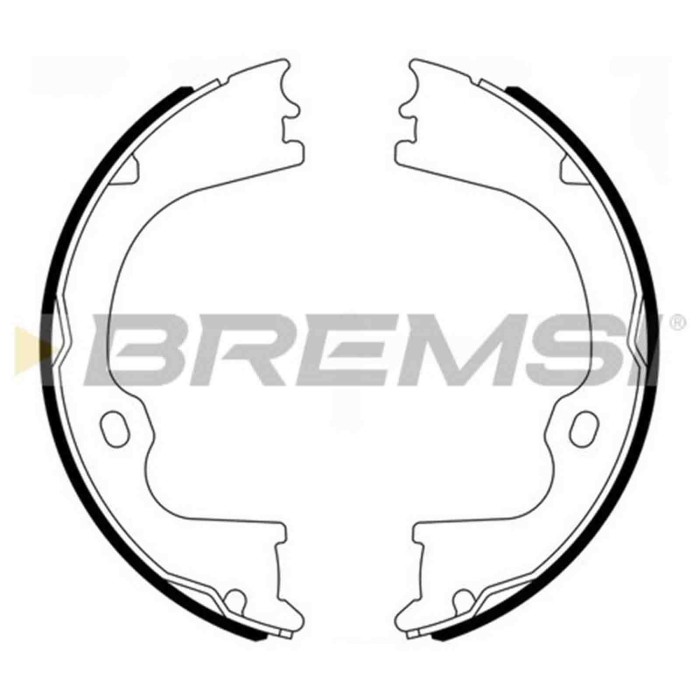 GF4947.JPG Kit Ganasce Freno Stazionamento Posteriore Chrysler Aspen Gf4947 S.f. Teves Bremsi
