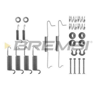 SK0526.JPG Kit Accessori Ganasce Freno Posteriore Volkswagen Transporter T2 Autobus (22 23 24) Sk0526 608052600 Bremsi