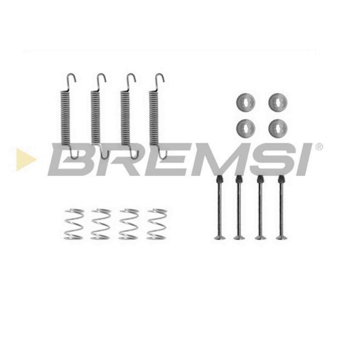 SK0711.JPG Kit Accessori Ganasce Freno Posteriore Opel Astra F 2 Volumi /coda Spiovente (t92) Sk0711 16007110 Bremsi