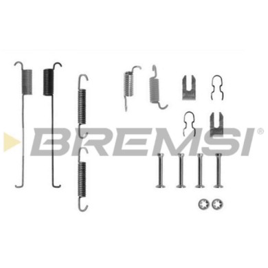 SK0739.JPG Kit Accessori Ganasce Freno Posteriore Fiat Panda (169) Sk0739 7550739 Bremsi