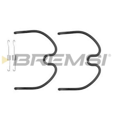 SK0872.JPG Kit Accessori Ganasce Freno Posteriore Opel Agila (a) (h00) Sk0872 Bremsi