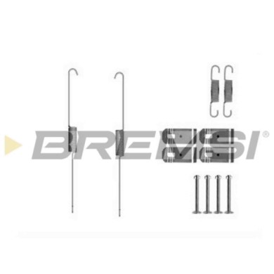 SK0888.JPG Kit Accessori Ganasce Freno Posteriore Mitsubishi L200/triton Sk0888 Bremsi