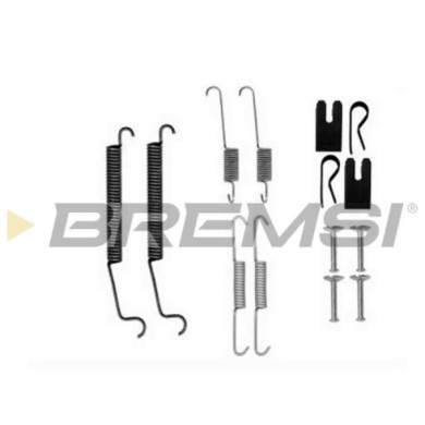 SK0891.JPG Kit Accessori Ganasce Freno Posteriore Smart Forfour Mitsubishi Colt Vi Colt Cassone/coda Spiovente Sk0891 Bremsi