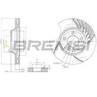 DISCO_FRENO.jpg Disco Freno Anteriore Destro 92121800 Audi Q7 Porsche Cayenne Panamera Volkswagen Touareg Ventilato
