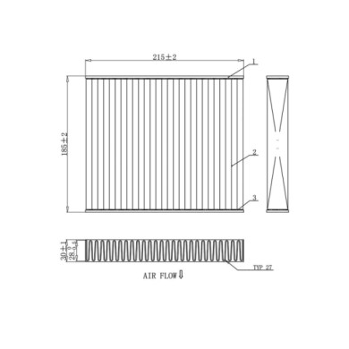 FC0910C.JPG Filtro Aria Abitacolo Toyota Corolla Station Wagon (e21) Fc0910c 87139-yzz34 Filtro Al Carbone Attivo Bremsi