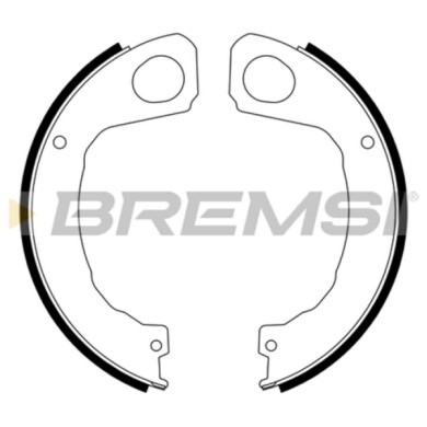 GF0838.jpg Kit Ganasce Freno Stazionamento Posteriore Isuzu N (5th Generation) Gf0838 8970429341 Bremsi